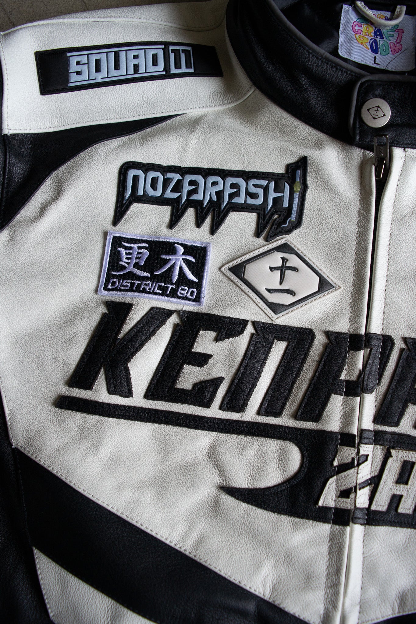 Kenpachi Moto Jacket (REAL LEATHER)