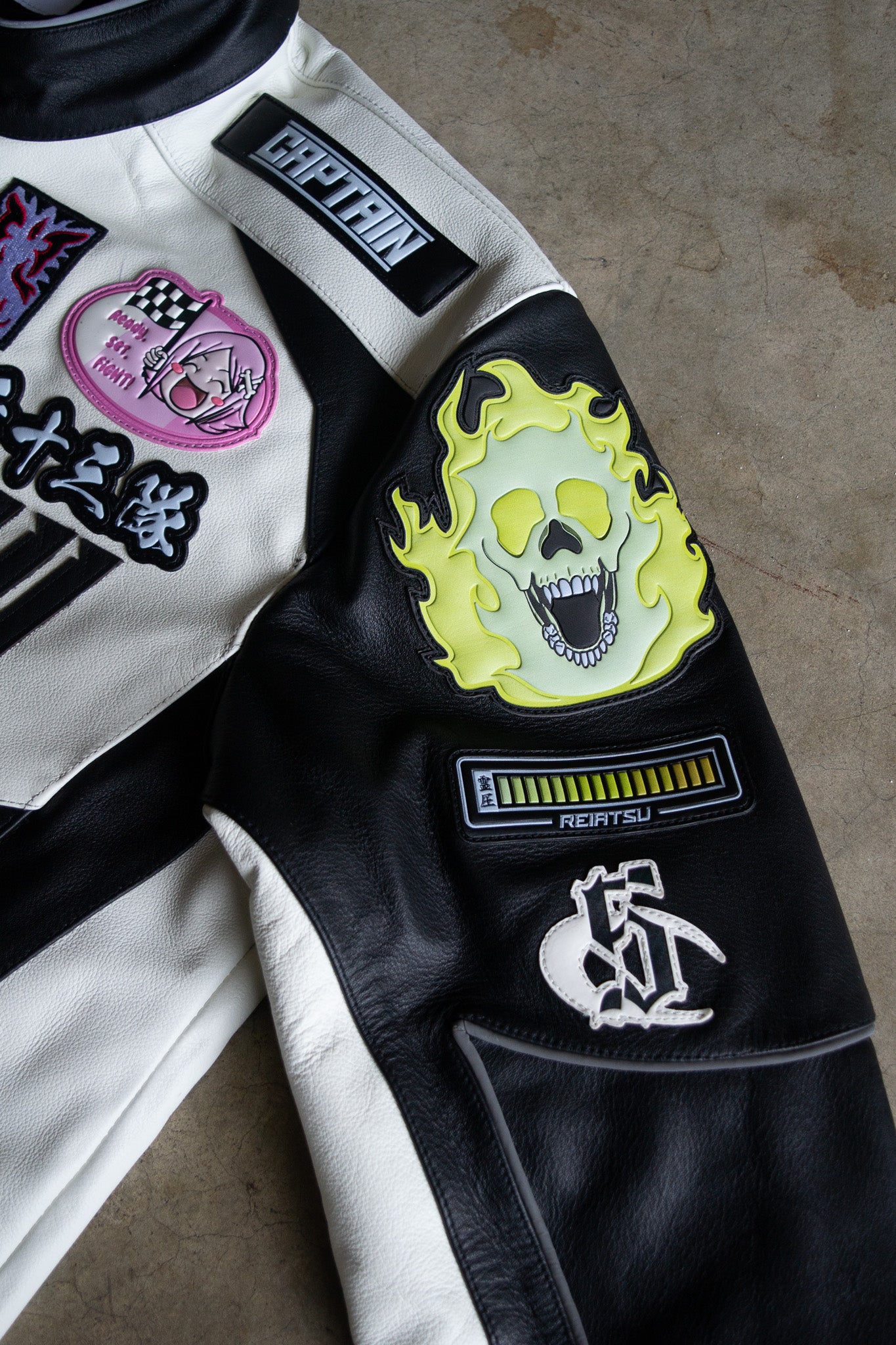 Kenpachi Moto Jacket (REAL LEATHER)