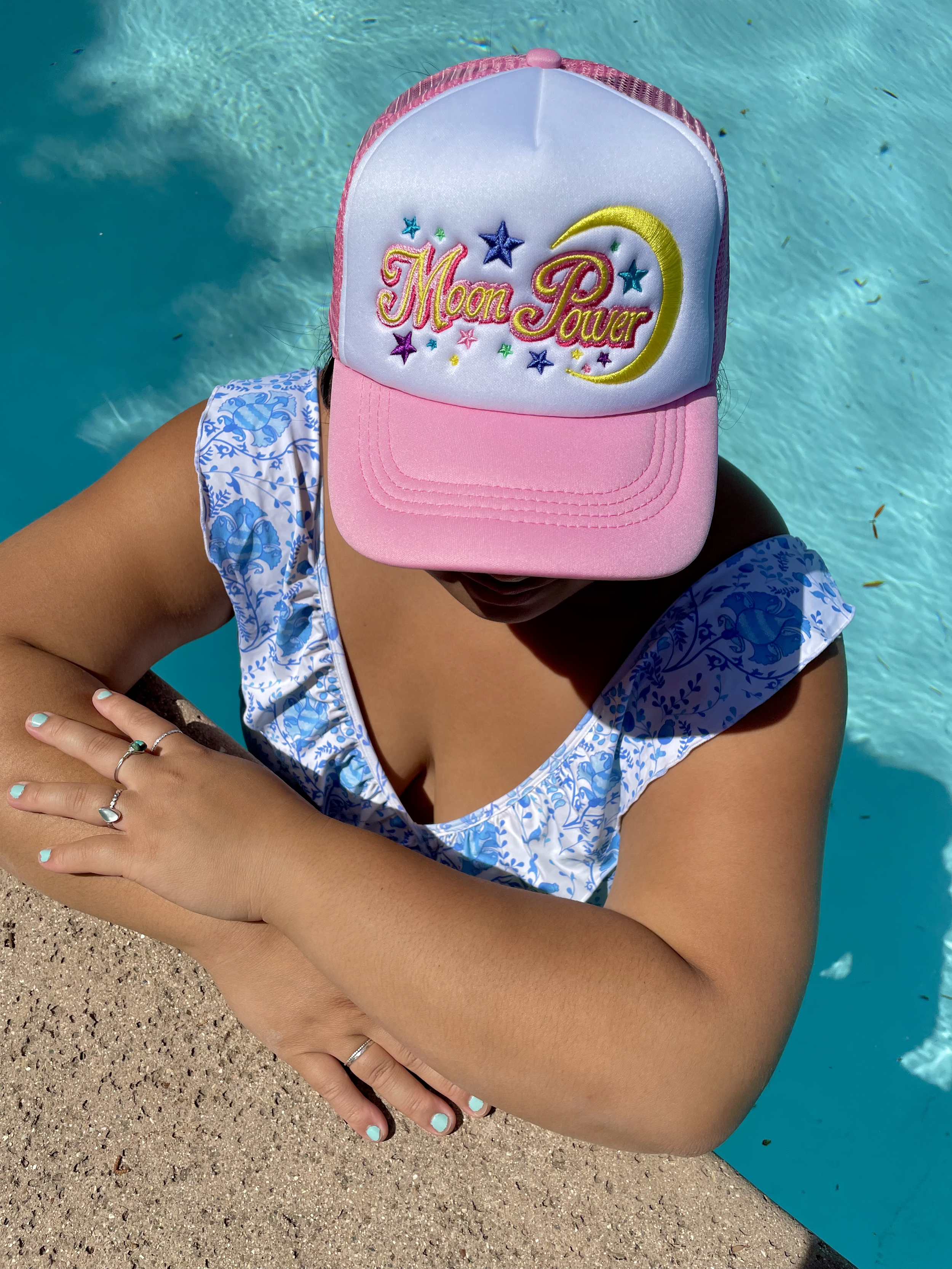 Moon Power Trucker Hat